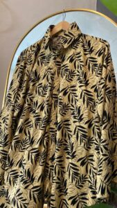 Home cocoa noir coord set linen