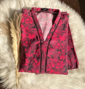 teal floral suit khaddar (copy)